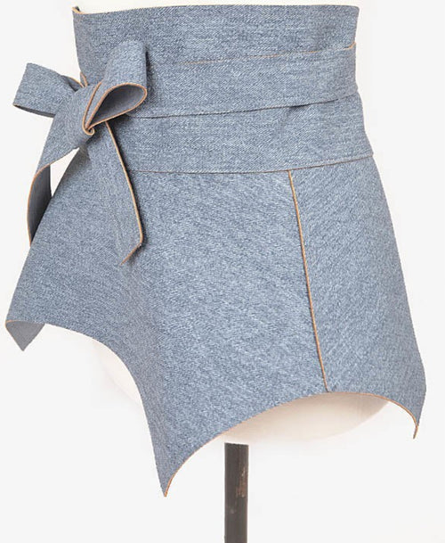 SHARP GIRL PEPLUM BELT *denim*