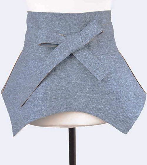 SHARP GIRL PEPLUM BELT *denim*